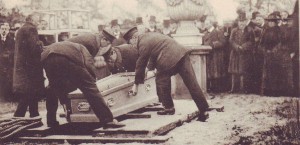 De begrafenis van dr. A. Kuyper op Oud Eik en Duinen in Den Haag.