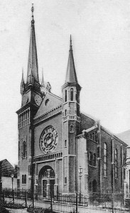 De gereformeerde kerk aan de Groenmarktstraat, die in 1897 in gebruik genomen werd.