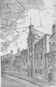 Zo zag de Zuidsingelkerk er tot de verbouwing in 1914 uit.