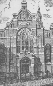 Zo zag de kerk aan de Langegracht er van 1898 tot 1930 uit.