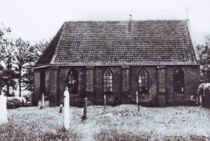 De oude gereformeerde kerk te Nijeveen.