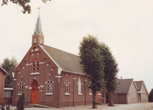 De gereformeerde kerk te Schoonoord.