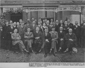 De jaarvergadering van 1932.
