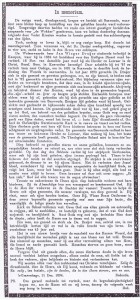 Dit 'In Memoriam' verscheen op de vorpagina van 'De Wekker' van 14 december 1894.