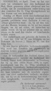 'De Heraut', 15 april 1888.