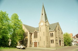 De voormalige gereformeerde kerk aan de Onnastraat te Steenwijk.