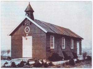't Groene Kerkje; de hulpkerk in Bunnik (foto: Van Selm, Geschiedenis GK Zeist).