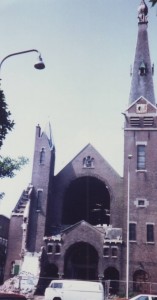 De Westerkerk werd afgebroken (eigen foto).
