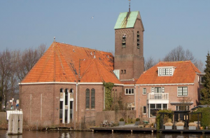 De gereformeerde kerk te Ouderkerk aan den Amstel.