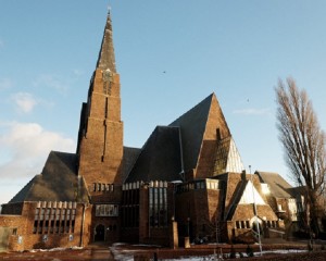 De gereformeerde kerk te Andijk.