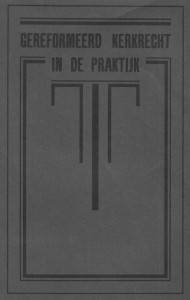 De anoniem gepubliceerde brochure met de corrspondentie tussen de kerkernaad en R.P. Offringa (een van 'de Zes').