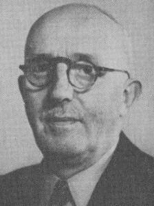 Ds. A.M. Boeijinga (1887-1973) op latere leeftijd.