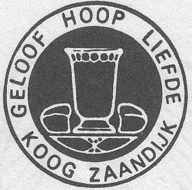 Het kerkzegel van de Gereformeerde Kerk te Koog-Zaandijk.