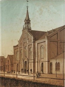 De gereformeerde van 1875 Stationsstraatkerk in Zaandam