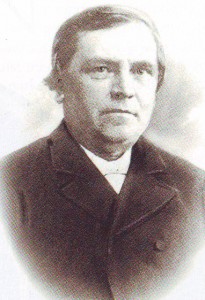 De aanvankelijk gedroomde predikant J. Passchier (1834-1901).