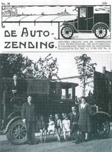 Advertentie van de 'Evangelisatie Vereeniging De Auto Zending' te Amsterdam.