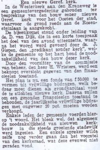 'Nieuwe Provinciale Groninger Courant' van 24 november 1926.