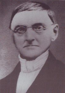 Ds. J. Talsma (1813-1871) stond als eerste predikant in het nieuwe kerkje van 1859, dat tot 1875 gebruikt is..