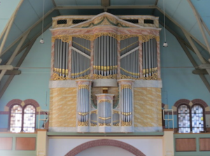 Het orgel dat in 1941 geplaatst werd.