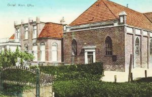 Het in 1861 in gebruik genomen gereformeerde kerkje te Blija (nu Blije).
