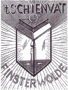 Het logo van 't Schienvat.