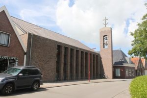 De tweede gereformeerde kerk te Makkum werd in 1959 in gebruik genomen.