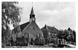 De in 1813 in gebruik genomen hervormde kerk te Tienhoven. 