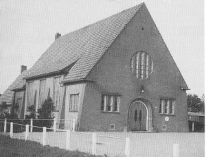 De in 1939 in gebruik genomen kerk.