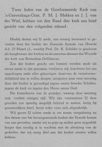 Een van de vlugschriften van Mekkes en Van der Wiel (23 maart 1944).