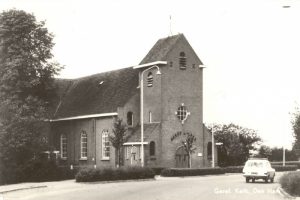 De gereformeerde kerk na de vergroting in 1939.