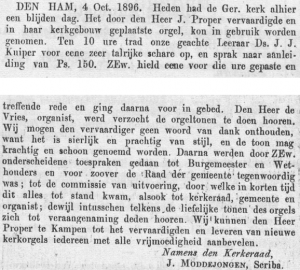 'Het Kerkblad', 9 oktober 1896.