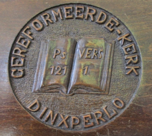 Het zegel van de voormalige Geref. Kerk te Dinxperlo.