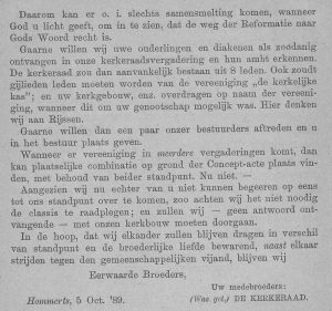 De brief van 5 oktober 1889.