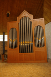 Het gerenoveerde orgel.