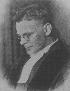 Ds. H. Veldkamp (), de eerste predikant van Onderdendam (foto: 100 jaar GK Onderdendam).