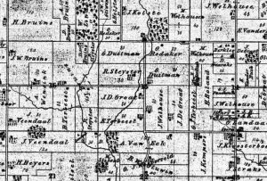 Een deel van de originele kaart van Alto. 
