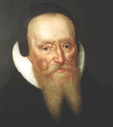 Menso Alting (1541-1612). Hij werd geboren in Eelde en stierf in Emden. Predikant en kerkhervormer.