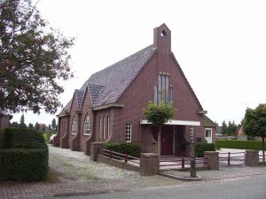 De gereformeerde kerk van Meeuwen.