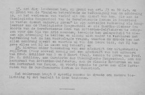 De brief van de generale synode over de schorsing van dr. K. Schilder.