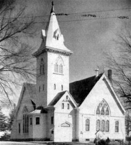 De in 1898 gebouwde derde kerk te Alto.