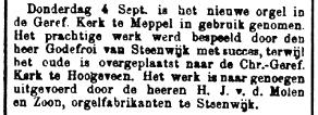 'De Standaard', 12 september 1913.